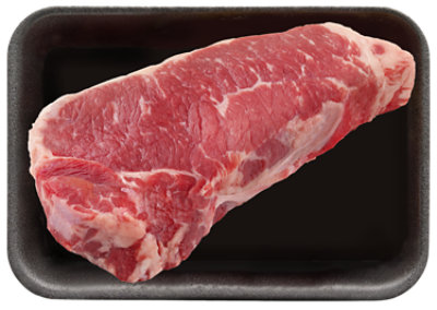 Beef Strip Loin Steak Grass Fed Boneless Imported - 1.25 Lb - Image 1