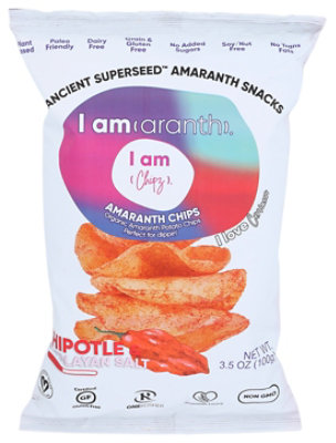 I Amaranth Chips Chipotle & Himalayan Salt - 3.5 Oz - Image 1