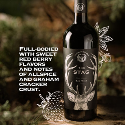 St Huberts The Stag Paso Robles Red Wine - 750 Ml - Image 2