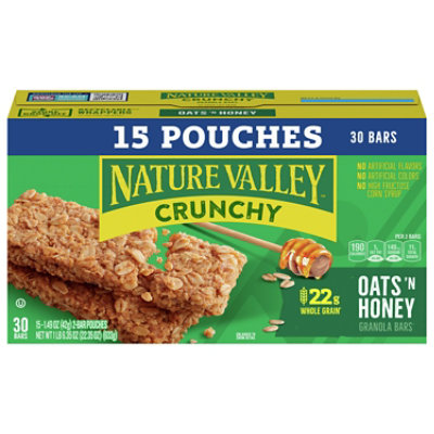 Nature Valley Crunchy Oats N Honey Granola Bars - 22.35 Oz - Image 2