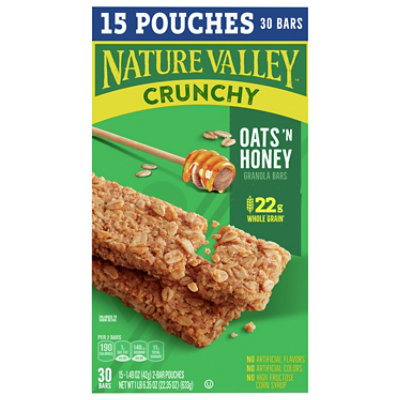 Nature Valley Crunchy Oats N Honey Granola Bars - 22.35 Oz - Image 1