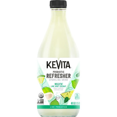 Kevita Organic Mojito Lime Mint Coconut Sparkling Probiotic Drink - 40 ...