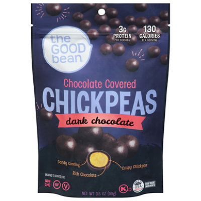 The Good Bean Chickpeas Drk Choc - 3.5 Oz - Image 1