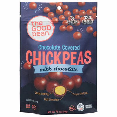 The Good Bean Chickpeas Mlk Choc - 3.5 Oz - Image 3