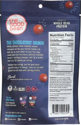 The Good Bean Chickpeas Mlk Choc - 3.5 Oz - Image 6