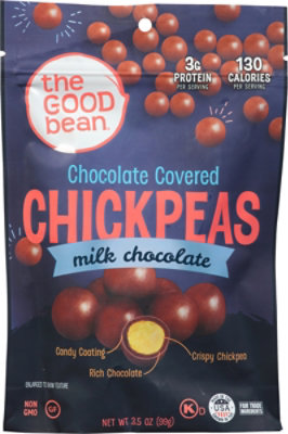 The Good Bean Chickpeas Mlk Choc - 3.5 Oz - Image 2