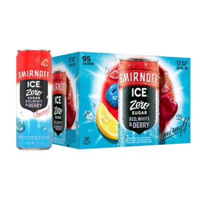 Smirnoff Seltzer Red White And Berry In Cans - 12-12 Fl. Oz.