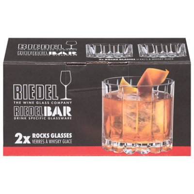 Riedel Dsg Ret Rocks Glass 6417/02 1pk - Each