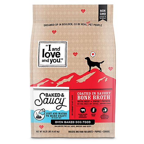 I&Love&You Baked & Saucy W Beef & Sweet Potato Dog Food - 10.35 Lb