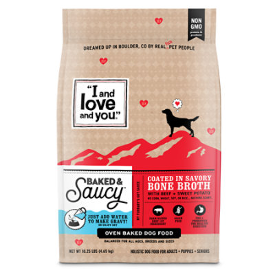 I&Love&You Baked & Saucy W Beef & Sweet Potato Dog Food - 10.35 Lb