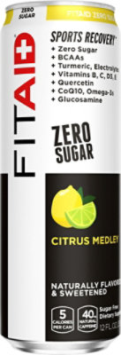 LifeAid Fit Aid Supplement Beverage Recovery Blend Zero Sugar - 12 Fl. Oz. - Image 2