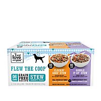 I and love and you Dog Food Flew The Coop Variety Pack - 6-13 Oz - Image 2