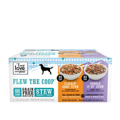 I and love and you Flew The Coop Wet Dog Food Variety Pack - 6-13 Oz - Image 2