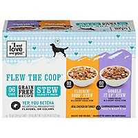 I and love and you Dog Food Flew The Coop Variety Pack - 6-13 Oz - Image 1