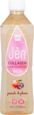 Alo Jen Collagen Peach Plum Beverage - 15.5 Fl. Oz. - Image 2