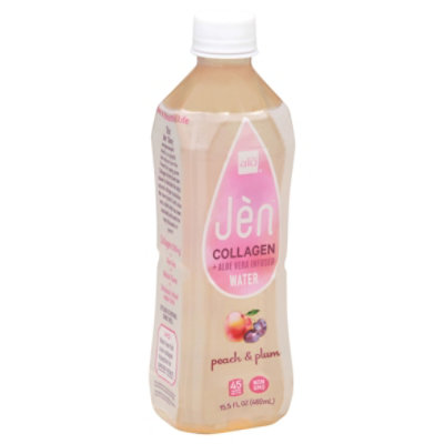 Alo Jen Collagen Peach Plum Beverage - 15.5 Fl. Oz. - Image 1