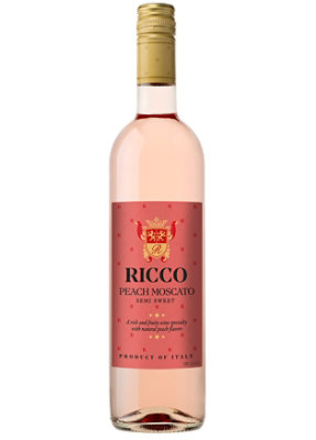 Carletto Peach Moscato Wine - 750 Ml