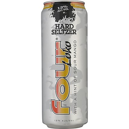 Four Loko Hard Seltzer Sour Mango 12% Can - 23.5 Fl. Oz. - Image 2