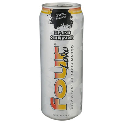 Four Loko Hard Seltzer Sour Mango 12% Can - 23.5 Fl. Oz.