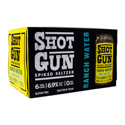 Shotgun Ranch Water 6pk In Cans - 6-12 Fl. Oz. - Image 1