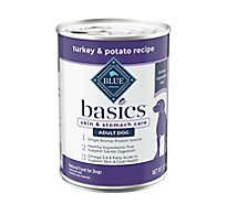 Blue Buffalo Basics Lid Grain Free Turkey Adult Dog Food - 12.5 Oz