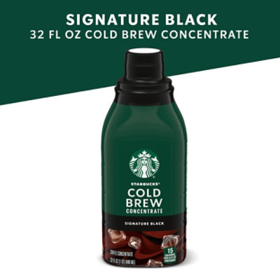 Starbucks Cold Brew Coffee Concentrate Signature Black - 32 FZ - Image 2