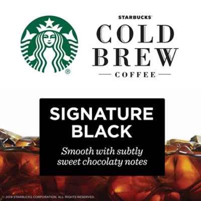 Starbucks Cold Brew Coffee Concentrate Signature Black - 32 FZ - Image 2