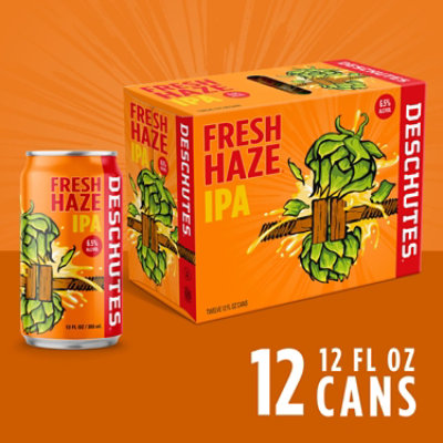 Deschutes Fresh Haze Ipa In Cans - 12-12 Fl. Oz.