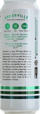 Modern Times Orderville Hazy Ipa In Cans - 19.2 Fl. Oz. - Image 4