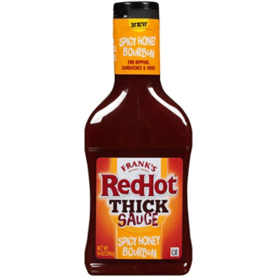Frank's RedHot Spicy Honey Bourbon Thick Sauce - 14 Oz