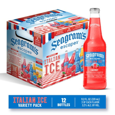 Seagrams Escapes Italian Ice Variety - 12-12 Fl. Oz. - Image 1