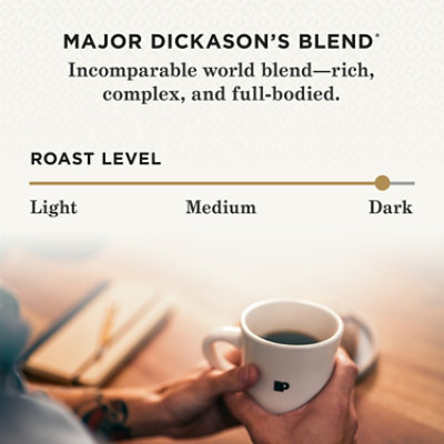 Peet's Coffee Major Dickasons Blend Dark Roast Whole Bean Coffee Bag - 10.5 Oz - Image 4