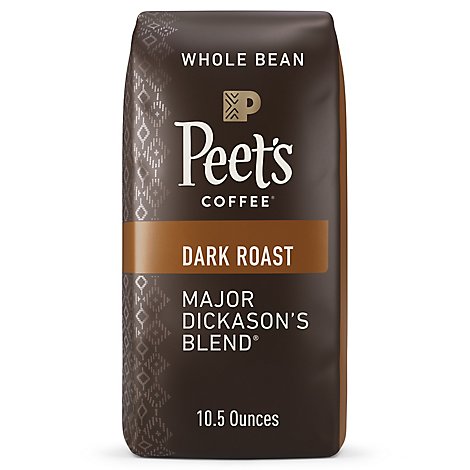 Peet's Coffee Major Dickasons Blend Dark Roast Whole Bean Coffee Bag - 10.5 Oz