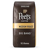 Peet's Coffee Big Bang Medium Roast Ground Coffee Bag - 10.5 Oz - Image 1