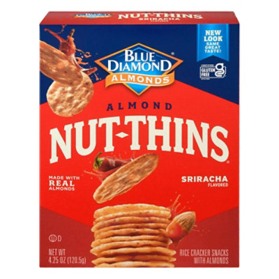 Blue Diamond Sriracha Almond Nut Thins Crackers - 4.25 Oz - Image 3