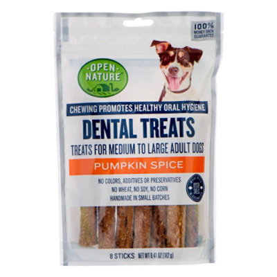 Open nature dog store treats