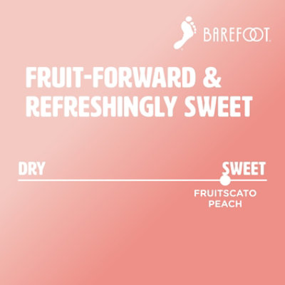 Barefoot Fruitscato Moscato Wine Peach - 1.5 Liter - Image 2