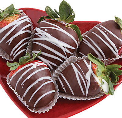 Chocolate Dipped Strawberries - 4 Count - Image 1