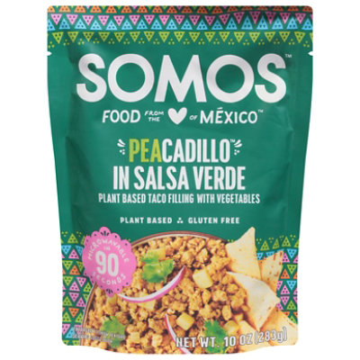 Somos Peacadillo in Salsa Verde Plant Based Taco Filling - 10 oz