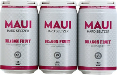 Maui Seltzer Dragonfruit In Cans - 6-12 Fl. Oz. - Image 2