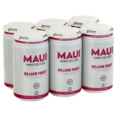 Maui Seltzer Dragonfruit In Cans - 6-12 Fl. Oz. - Image 1