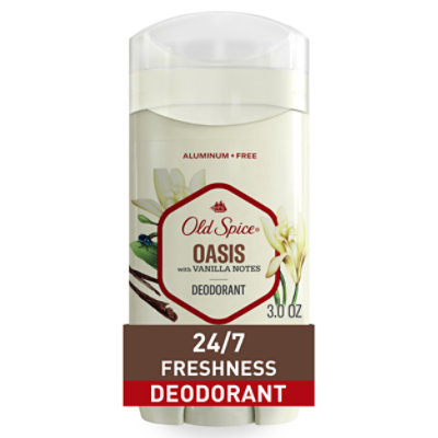 Old Spice Aluminum Free Oasis with Vanilla Notes Mens Deodorant - 3 Oz - Image 1