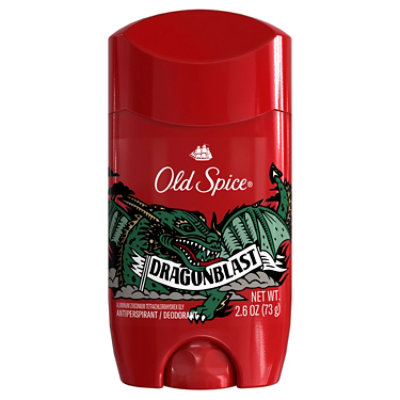Old Spice Wild Collection Anti Perspirant & Deodorant For Men Dragonblast - 2.6 Oz