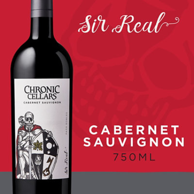 Chronic Cellars Sir Real Cabernet Wine - 750 Ml - Image 4