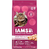 IAMS Proactive Health Chicken Adult Urinary Tract Healthy Dry Cat Food - 3.5 Lb - Image 1