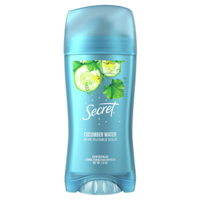 Secret Invisible Solid Cucumber Water Scent Antiperspirant and Deodorant - 2.6 Oz - Image 2