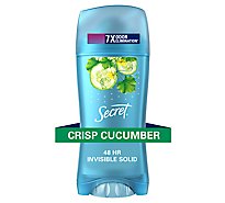 Secret Fresh Collection Cucumber Water Inv Solid Deodorant - 2.6 Oz