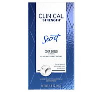 Secret Clinical Strength Antiperspirant & Deodorant Invisible Solid Odor Shield With Charcoal - 1.6 Oz