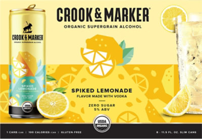 Crook & Marker Spiked Lemonade Variety Pack In Cans - 8-11.5 Fl. Oz. - Image 6