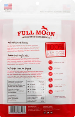 Full Moon Dog Treats Beef Jerky - 6 Oz - Image 5